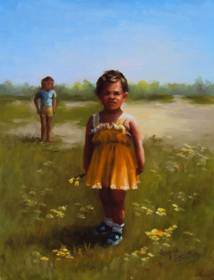 Picking Flowers ©Angela Stratton